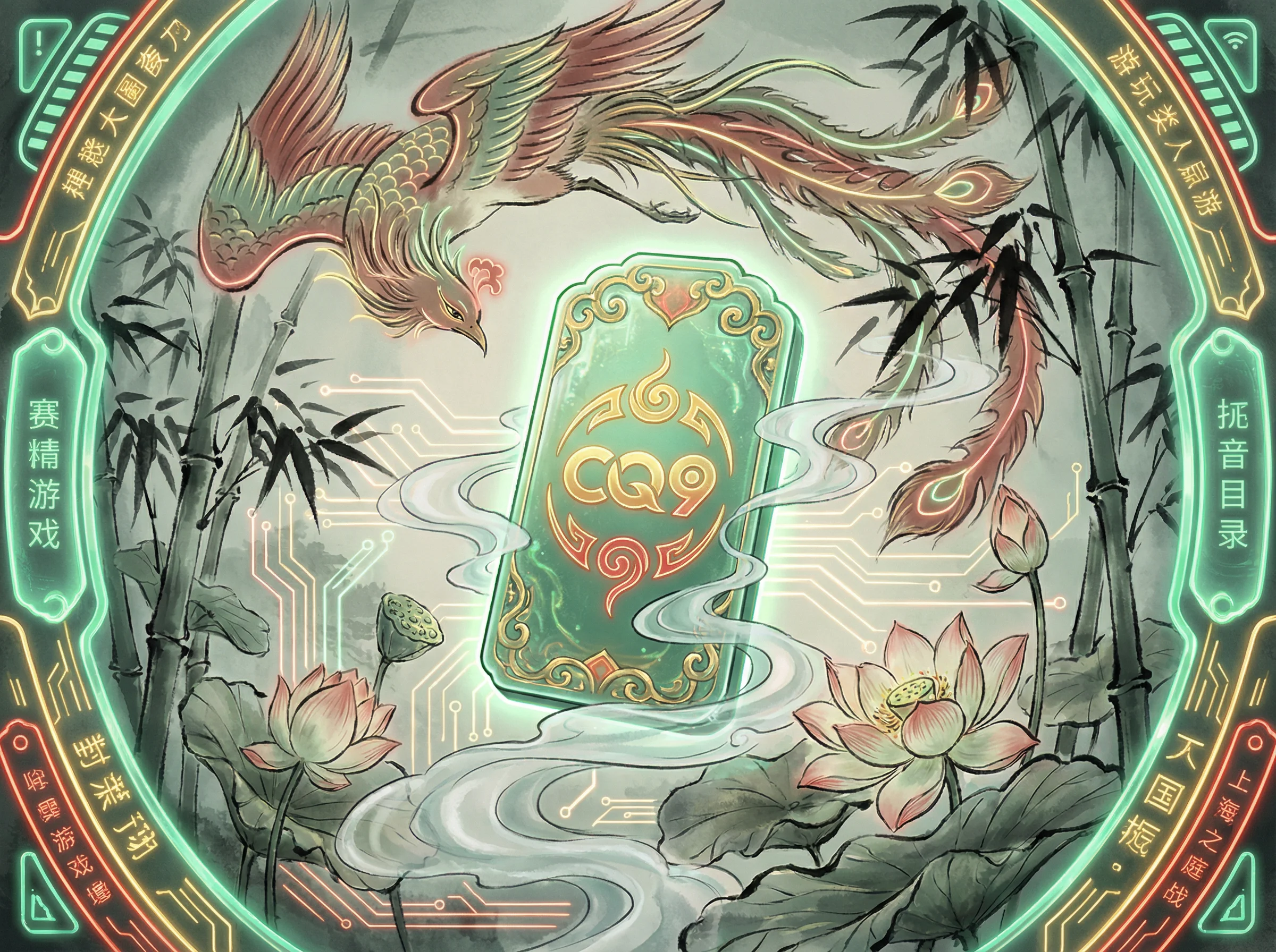 CQ9电子创意游戏翡翠玉牌凤凰涅槃